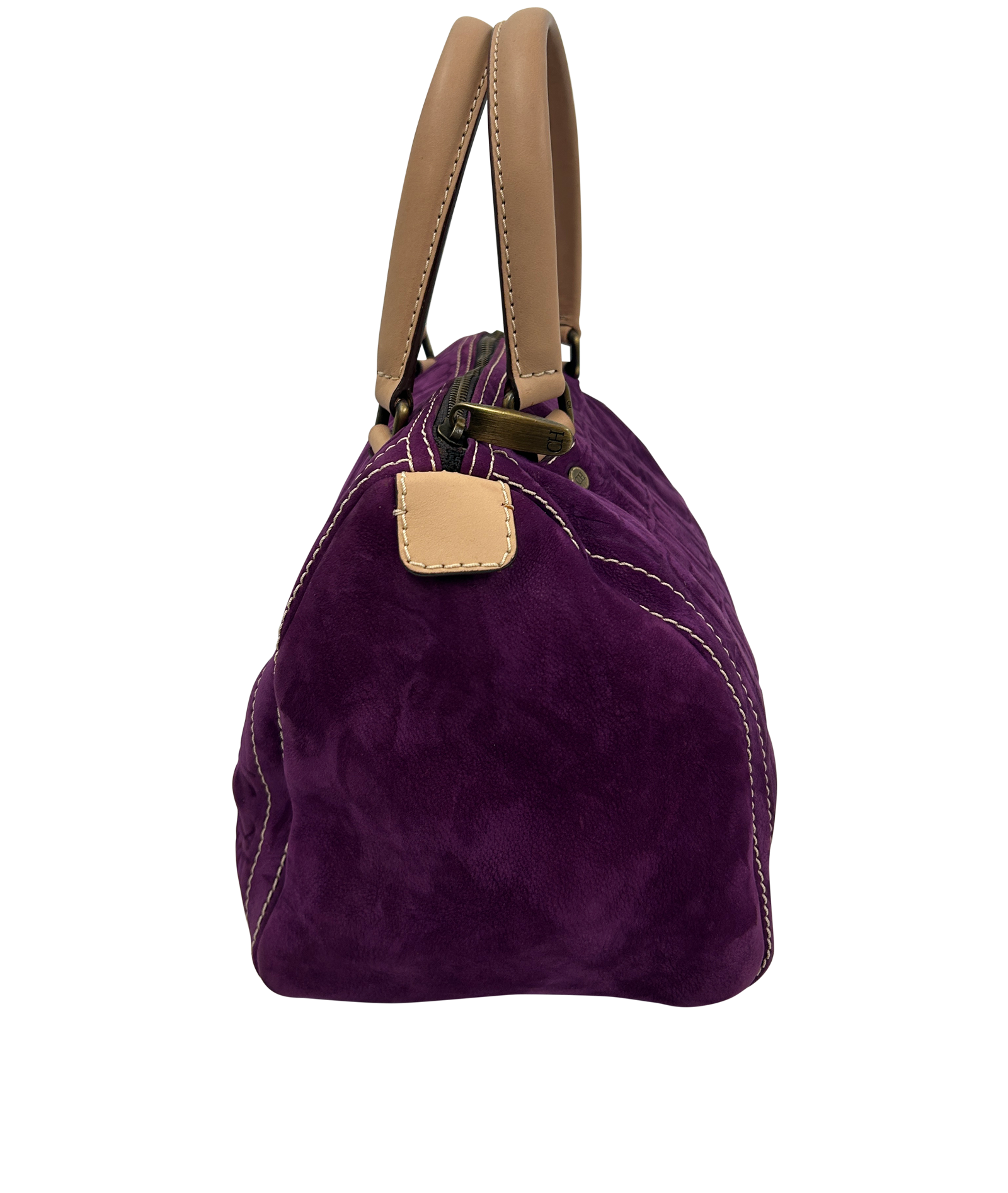 Andy Small, 290&euro;, Bolso, Morado, Cuero - Ante, Vista inferior